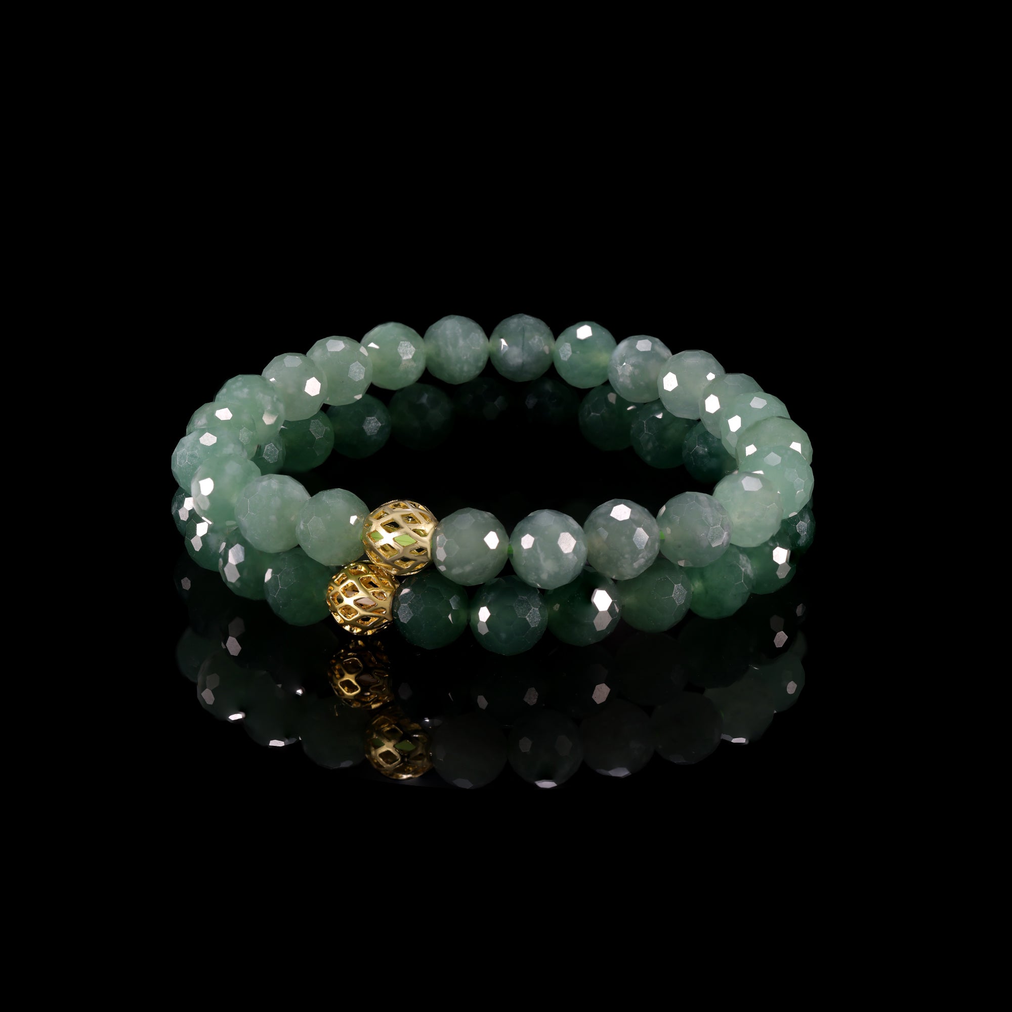 Green Jade Bracelet-Handcrafted Beaded Jewelry
