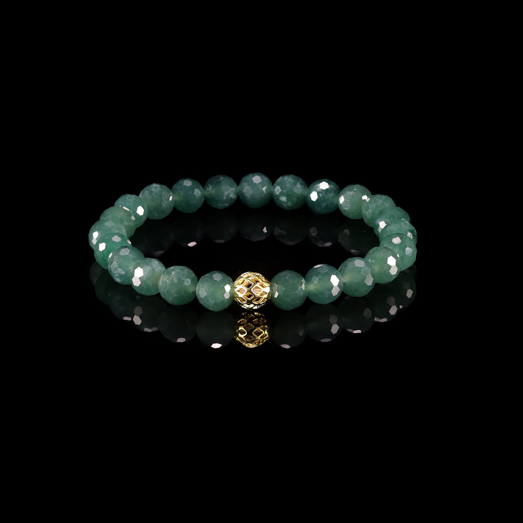 Green Jade Bracelet-Handcrafted Beaded Jewelry