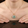 Cat Paw Jade Pendant Necklace