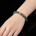 Green Jade Bracelet-Handcrafted Beaded Jewelry